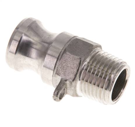 Kamlock connector (F) NPT 1/2" (AG), stainless steel (1.4408)