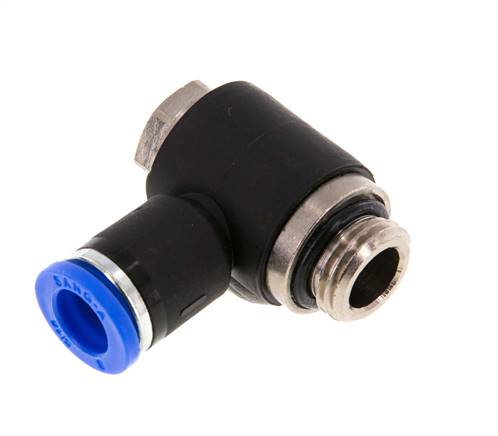 Elbow plug connection G 1/4"-8mm, IQS standard