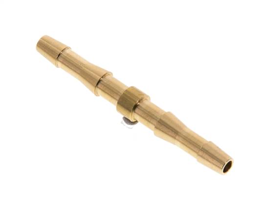 Hose connection pipe 5mm-5mm, brass