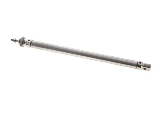 Cylindre ISO 6432, inox, piston 16mm, course 200mm