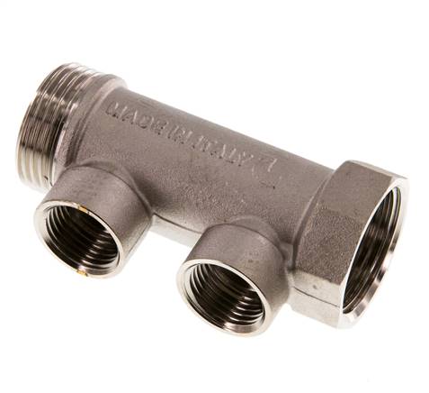 Distribution pipe G 1" (IT/AG), outlet 2x G 1/2" (IT)