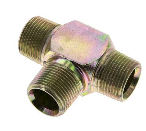 Pièce en T NPT 3/4" (AG), acier galvanisé