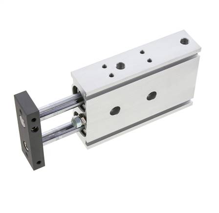 Doppelkolbenzylinder, Kolben 25mm, Hub 50mm