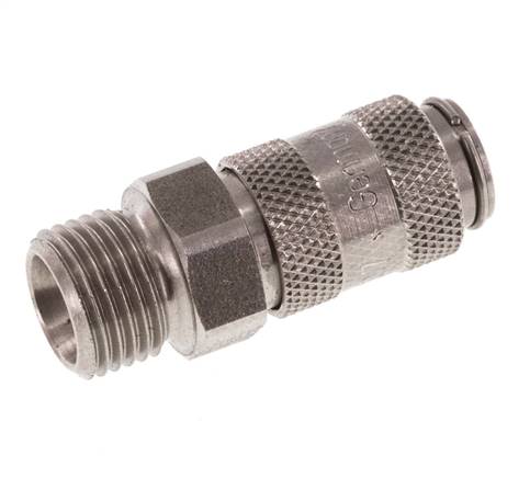 Douille de couplage (NW2,7) G 1/8" (AG), acier inoxydable