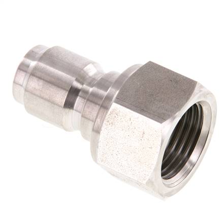 Stainless steel coupling plug for foam gun G 1/2" (IG)