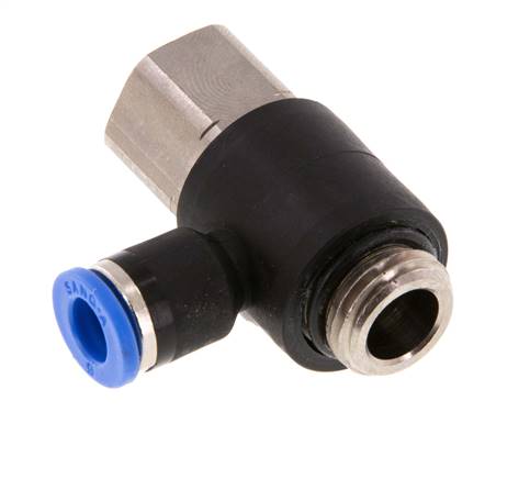 Elbow plug connection, I/AG 1/4"-6mm, IQS standard