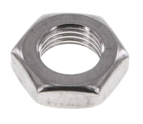 Hexagonal lock nut M 12x1.25, V4A