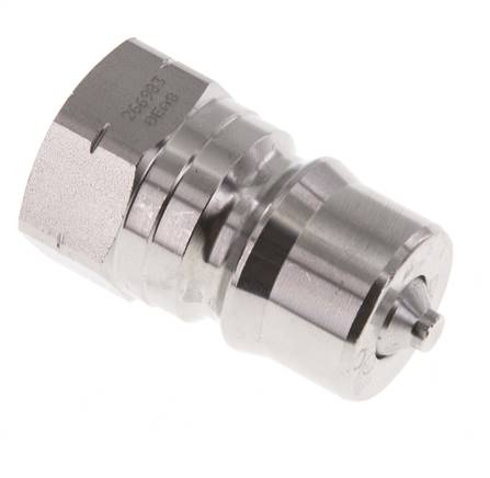 Raccord hydraulique ISO 7241-1B, mâle, NPT 1/2" (IG), acier inoxydable