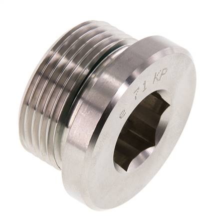 Prise intérieure du bouchon d'étanchéité HD. M 33x2, 1.4571