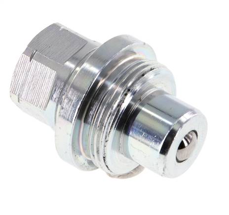 High pressure screw coupling, plug, NPT 1/4" (IG)