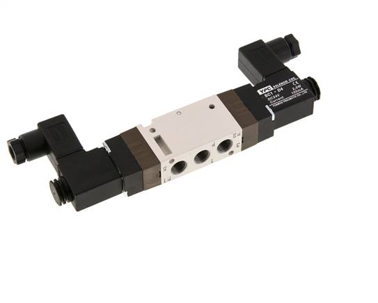 Électrovanne 5/2 voies, G 1/8", vanne à impulsion, 12 V DC