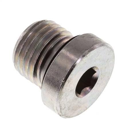 HD-Verschlussstopfen Innenskt. M 14x1,5, Stahl verzinkt