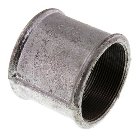 Manchon rond Rp 2-1/2"-Rp 2-1/2", fonte malléable, galvanisé