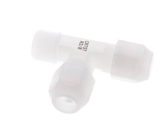 LE-Verschraubung R 3/8"-10x8mm, PVDF (FDA)