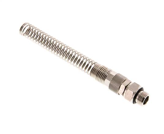 Raccord à vis droit G 1/4"-10x6,5mm avec protection contre le pliage