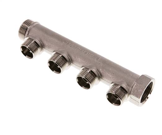 Distribution pipe G 3/4" (IT/AG), outlet 4x G 1/2" (AG)