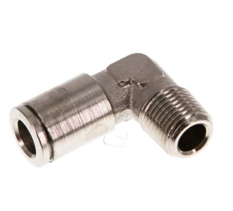 Raccordement coudé, fixe. R 1/8"-6mm, IQS-MSV (standard)