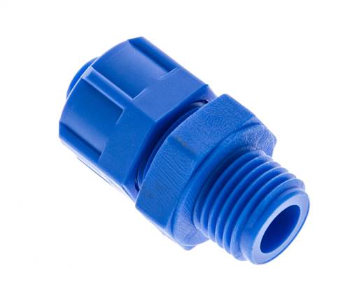 Raccord à vis droit G 1/4"-10x8mm, plastique (POM)