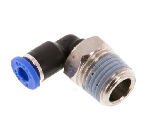 Elbow plug connection R 1/4"-4mm, IQS standard