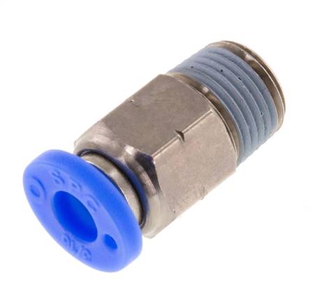 Straight plug connection NPT 1/8"-3/16" (4.76 mm), IQS-Inch