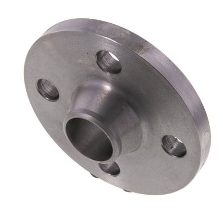 Welding neck flange DN32-PN16 (DIN), DIN 2633, 42.4mm, black steel