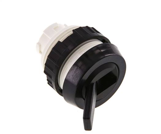 Betätigeraufsatz 30mm, Kipphebel (schwarz)