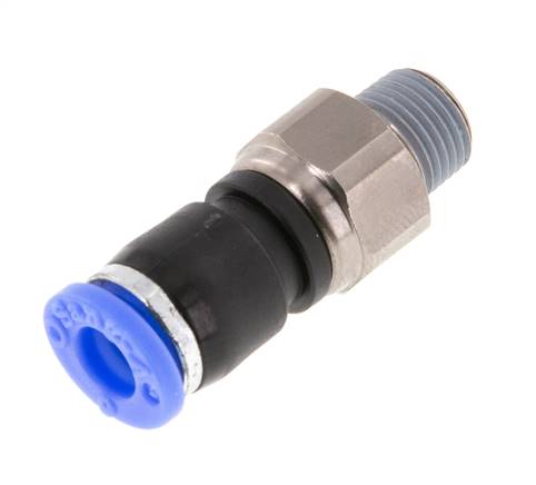 Raccord à vis droit R 1/8"-6mm, norme IQS