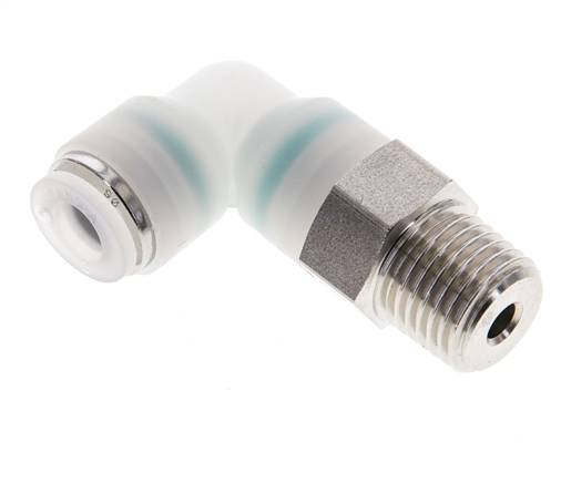 Raccordement coudé R 1/4"-6mm, IQS-ES LE/IQS-PVDF