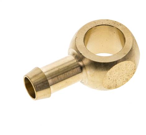 Ring piece for L-threaded nozzle G 1/4"-9 (3/8")mm, brass