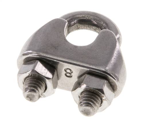 Serre-câble pour câble de 8,0 mm, M 6, B=16, 1.4436