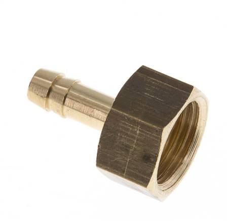 Aufschraub-Schlauchtülle G 1/2"-8 (5/16")mm, Messing