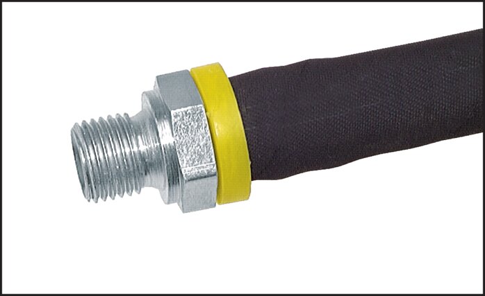 Plug-in connection G 3/8" AG (60° cone), 9.5mm GSP hose