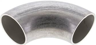 Coude de tuyau type 3, 57,0x3,0 mm, 1.4571, soudé, EN 10253 type A (DIN 2605)