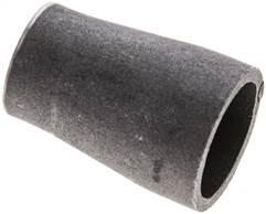 Reducer 26.9x2.3mm - 21.3x2.0mm, P235GH-TC1 steel black seamless