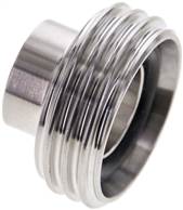 Threaded connector (milk thread) Rd 34 x 1/8"-19.0mm, 1.4404