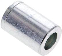 Press connection sleeve 1 SN...W &amp; 2 SN ...W (tube peeled), 20 x 31 (Da x L), galvanized steel