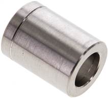 Press connection sleeve 1 SN...W &amp; 2 SN ...W (tube peeled), 23.7 x 32 (Da x L), stainless steel