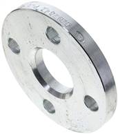 Loose flange DN40-PN10, DIN 2642, galvanized steel, solid material