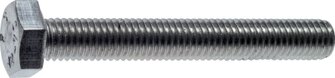 Hexagonal screw DIN 933, M 16x60, stainless steel A2