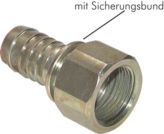 Aufschraub-Schlauchtülle,Sicherungsbund G 1"-25 (1")mm