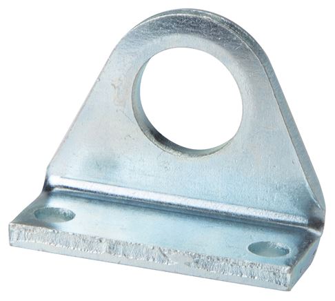 Support de pied pour cylindres ISO 6432 de 12 et 16 mm, 1.4301