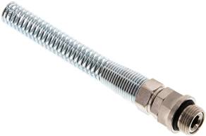 Raccord à vis droit G 3/8"-10x8mm avec protection contre le pliage