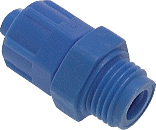 Raccord à vis droit G 1/4"-8x6mm, plastique (POM)