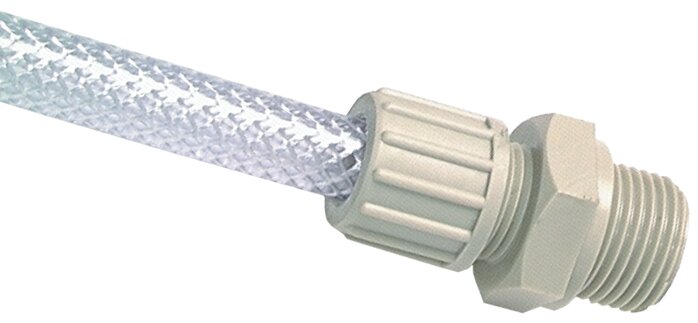 Straight screw connection G 3/8"-20x13mm, polypropylene