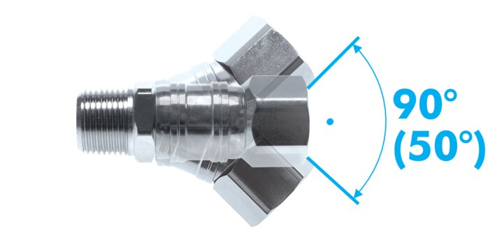 Joint tournant R 1/4"-G 1/4"