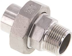 Welding screw connection con. close. R 3/4"(AG)-26.9mm