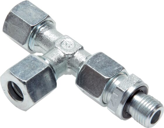 Einstellb. L-Schneidringverschraubung G 1/2"-18 L (M26x1,5), Stahl verzinkt