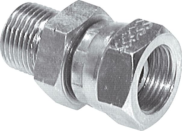 Settings Screw-in fitting 60°Keg.(G 1/8")-G 1/4"(AG)