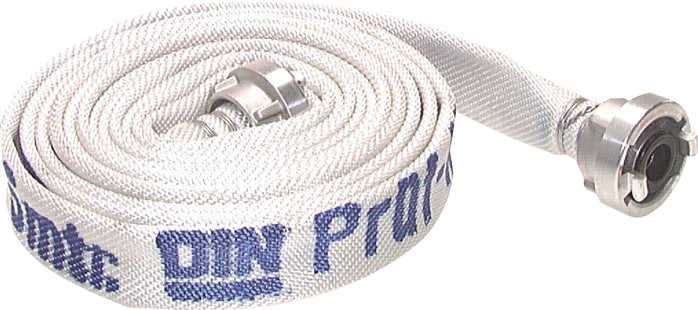 Fire extinguisher hose DIN 14811, DN52-52-C, white, class 1-L1, 30m.