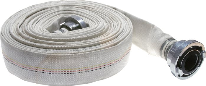 Construction hose, DN25-25-D, white, 30 m.